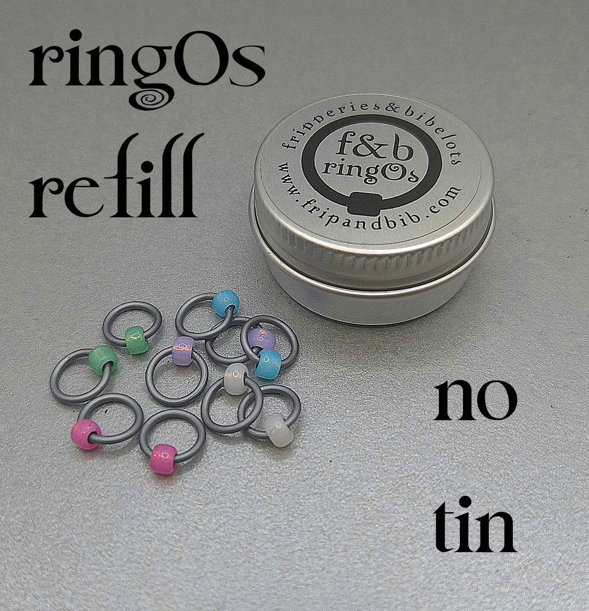 ringOs Opalite ~ Snag Free Ring Stitch Markers for Knitting
