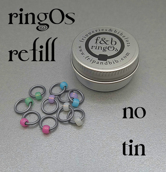 ringOs Opalite ~ Snag Free Ring Stitch Markers for Knitting