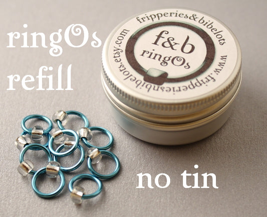 ringOs Breakfast at Tiffany's ~ Snag Free Ring Stitch Markers for Knitting