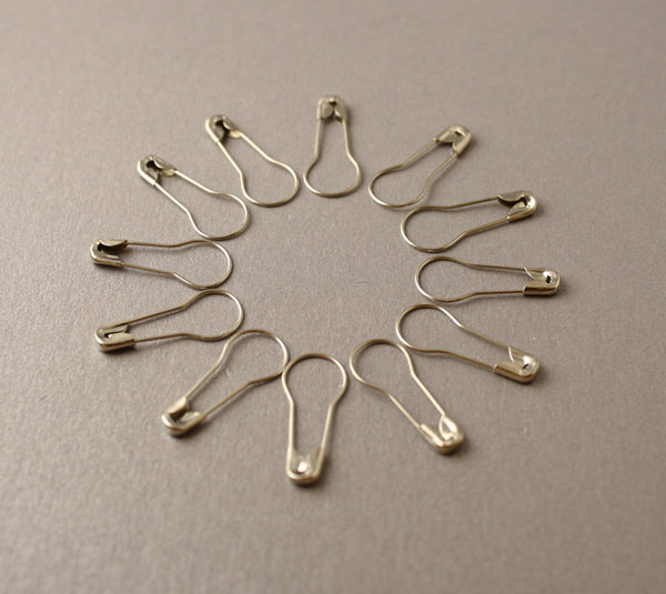 French Bulb Style Safety Pins Stitch & Row Markers ~ Assorted Colours