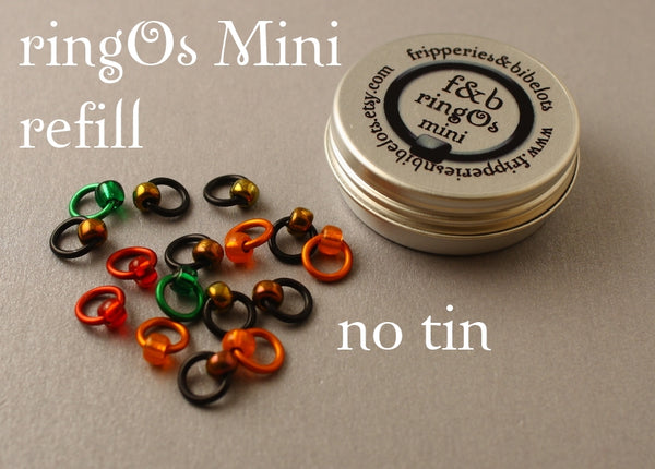 ringOs Mini Embers - Snag-Free Ring Stitch Markers for Sock Knitting