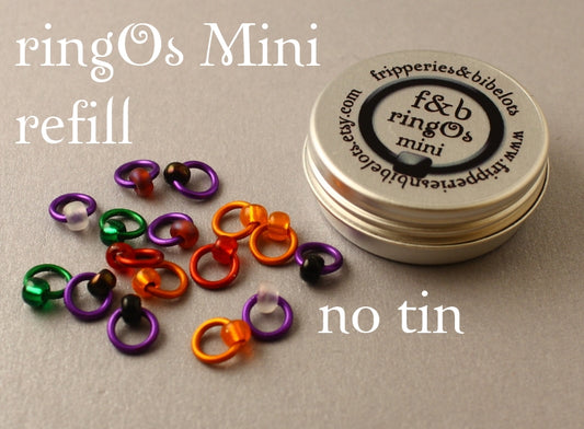 ringOs Mini Purple Velvet - Snag-Free Ring Stitch Markers for Sock Knitting