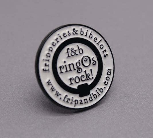 ringOs rock! Enamel Pin Badge
