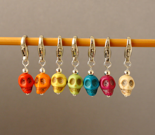 A Little Skullduggery Stitch Markers for Knitting and Crochet