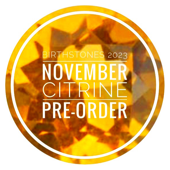 PRE-ORDER ringOs Birthstones  ~  NOVEMBER ~ CITRINE ~ Snag Free Stitch Markers for Knitting and Crochet
