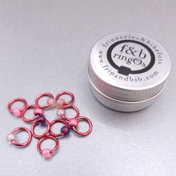 ringOs Boys Wink~ Snag Free Ring Stitch Markers for Knitting