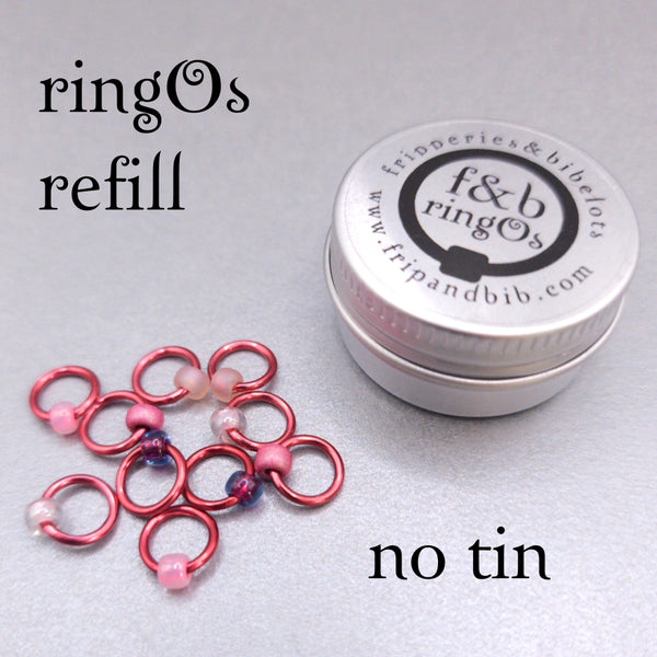 ringOs Boys Wink~ Snag Free Ring Stitch Markers for Knitting