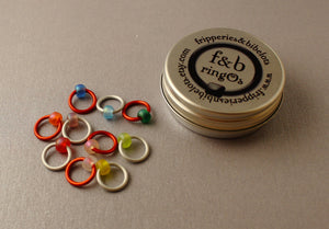 ringOs Circus ~ Snag Free Ring Stitch Markers for Knitting