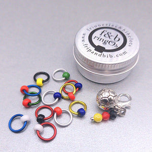 ringOs Euro 2024~ LIMITED EDITION ~ Snag Free Ring Stitch Markers for Knitting