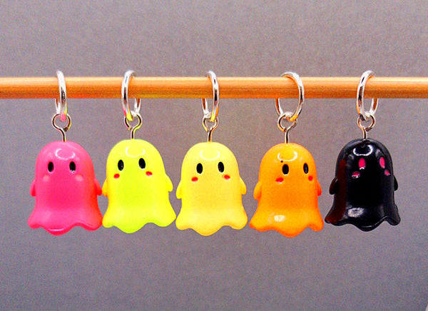 Hungry Ghosts Stitch Markers for Knitting and Crochet LIMITED EDITION
