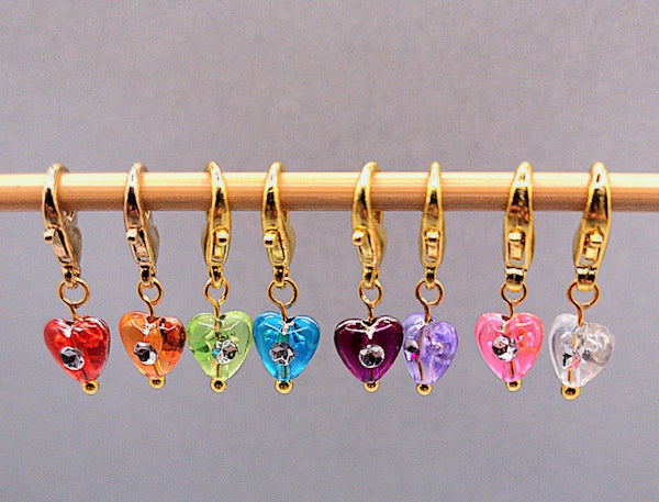 Little Love Drops Stitch Markers for Knitting and Crochet VALENTINES LIMITED EDITION