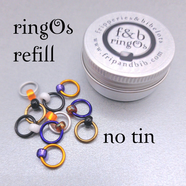 ringOs Mandarin Duck ~ Snag Free Ring Stitch Markers for Knitting