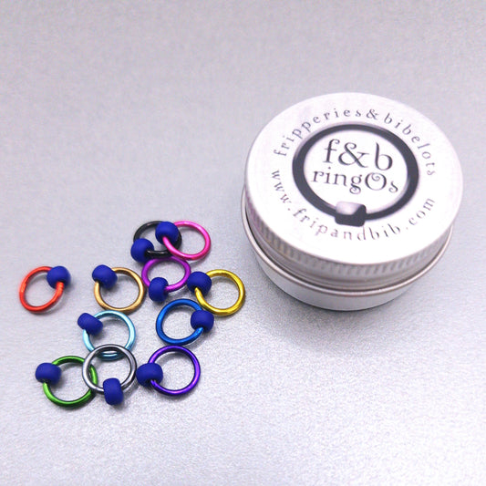 ringOs Mind The Gap ~ Snag Free Ring Stitch Markers for Knitting