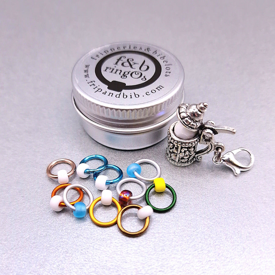 ringOs Oktoberfest ~ LIMITED EDITION ~ Snag Free Ring Stitch Markers for Knitting