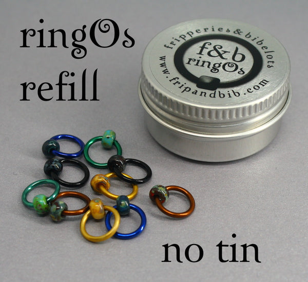 ringOs Patina ~ Snag Free Ring Stitch Markers for Knitting