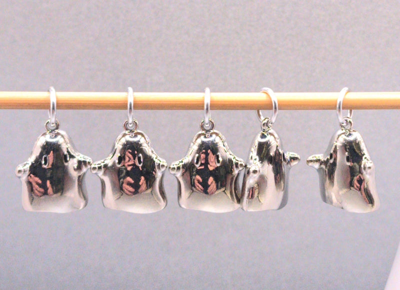 Cute Shiny Boo Stitch Markers for Knitting and Crochet HALLOWEEN LIMITED EDITION