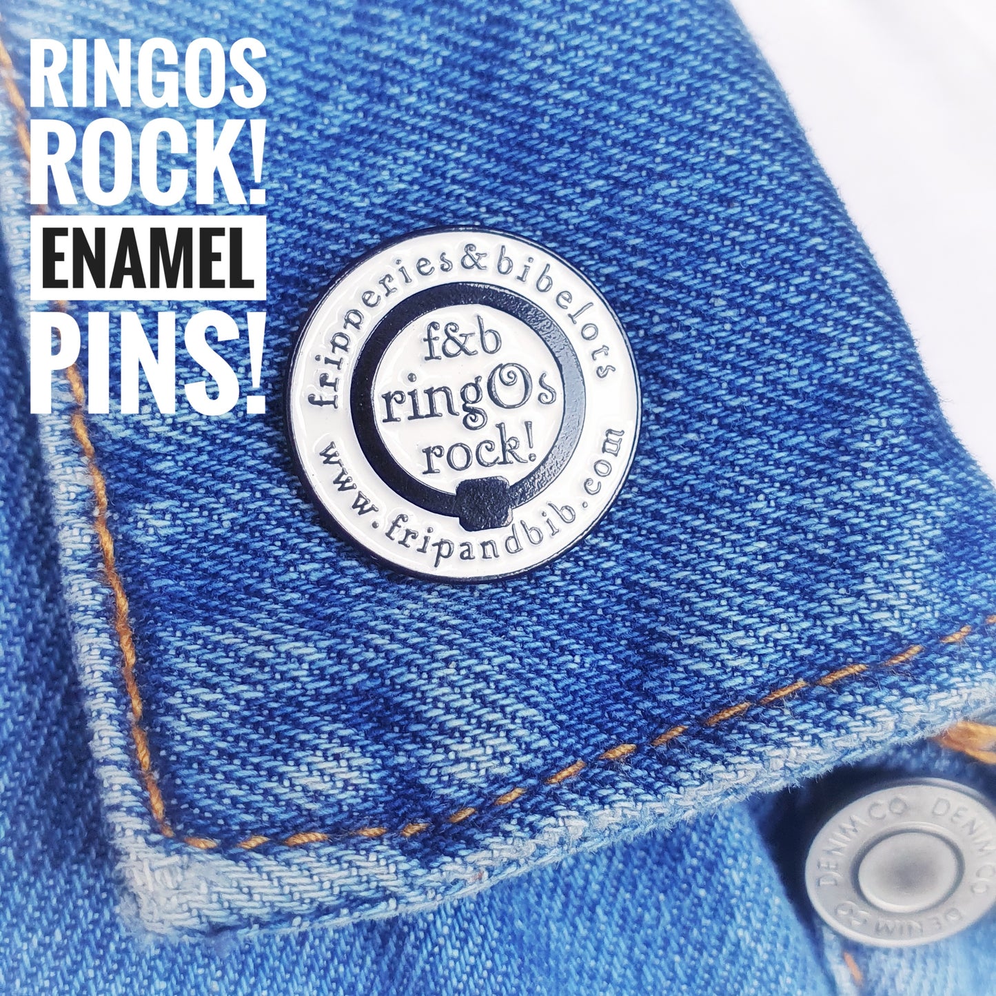 ringOs rock! Enamel Pin Badge
