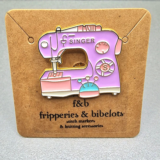 Sewing Machine Enamel Pin Badge