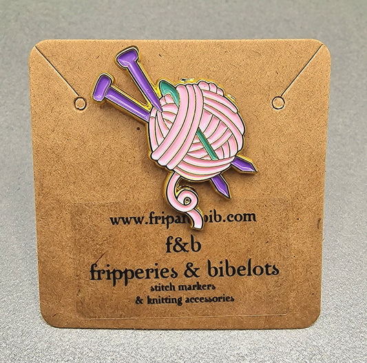 Ball of Wool Enamel Pin Badge