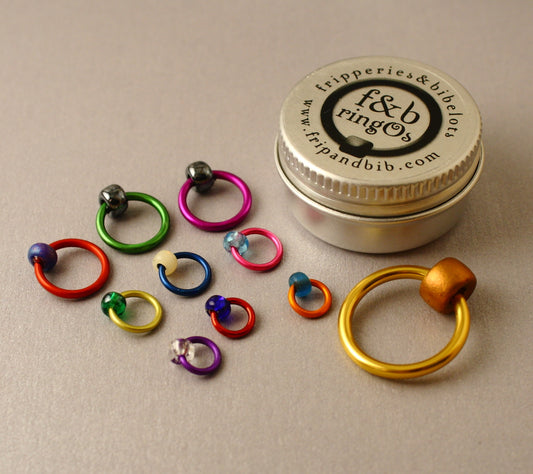 ringOs Allsorts - Snag-Free Ring Stitch Markers for Knitting