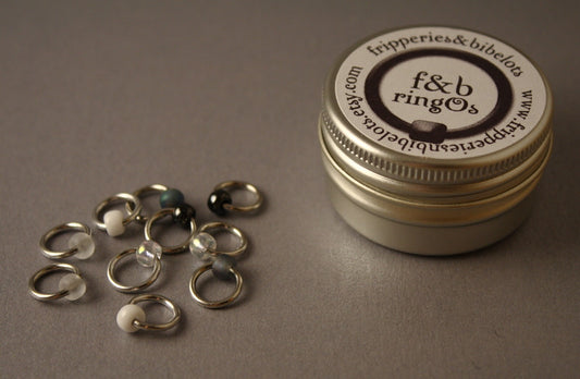 ringOs Apparition ~ Snag Free Ring Stitch Markers for Knitting