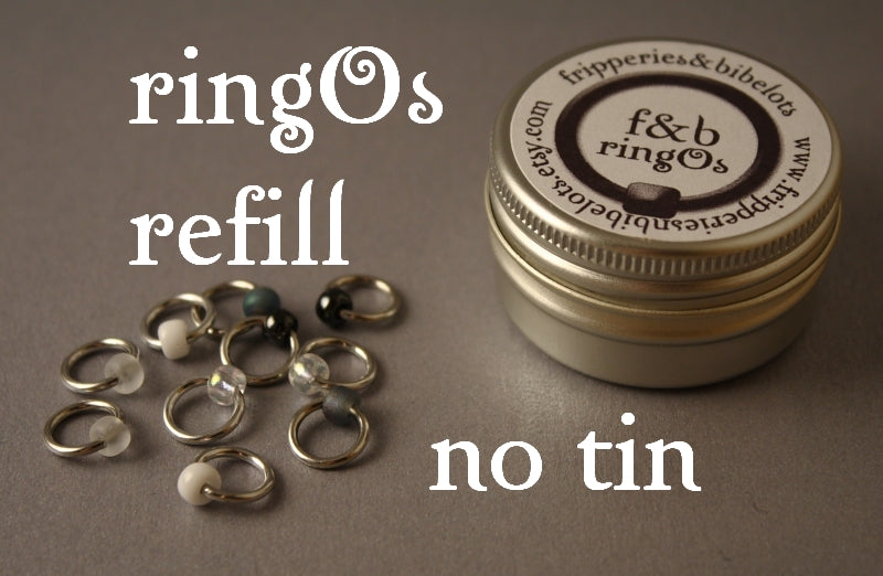 ringOs REFILL ~ Apparition ~ Snag Free Ring Stitch Markers for Knitting