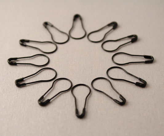 French Bulb Style Safety Pins Stitch & Row Markers ~ Assorted Colours