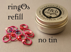 ringOs REFILL ~ Boys Wink ~ Snag Free Ring Stitch Markers for Knitting