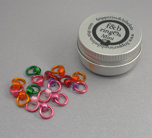 ringOs Mini Boys Wink - Snag-Free Ring Stitch Markers for Sock Knitting