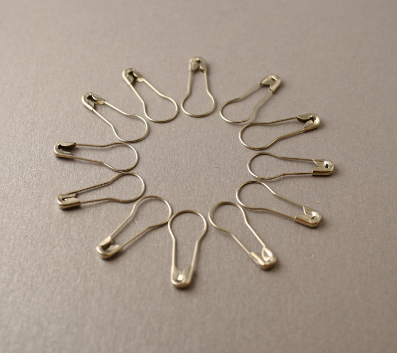 French Bulb Style Safety Pins Stitch & Row Markers ~ Assorted Colours