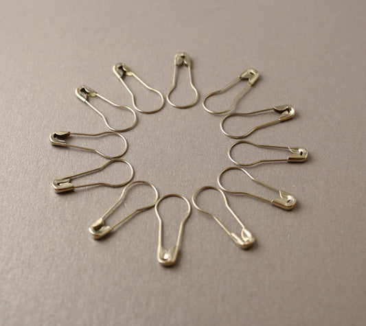 French Bulb Style Safety Pins Stitch & Row Markers ~ Assorted Colours