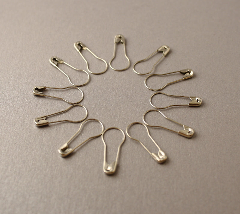 French Bulb Style Safety Pins Stitch & Row Markers ~ Assorted