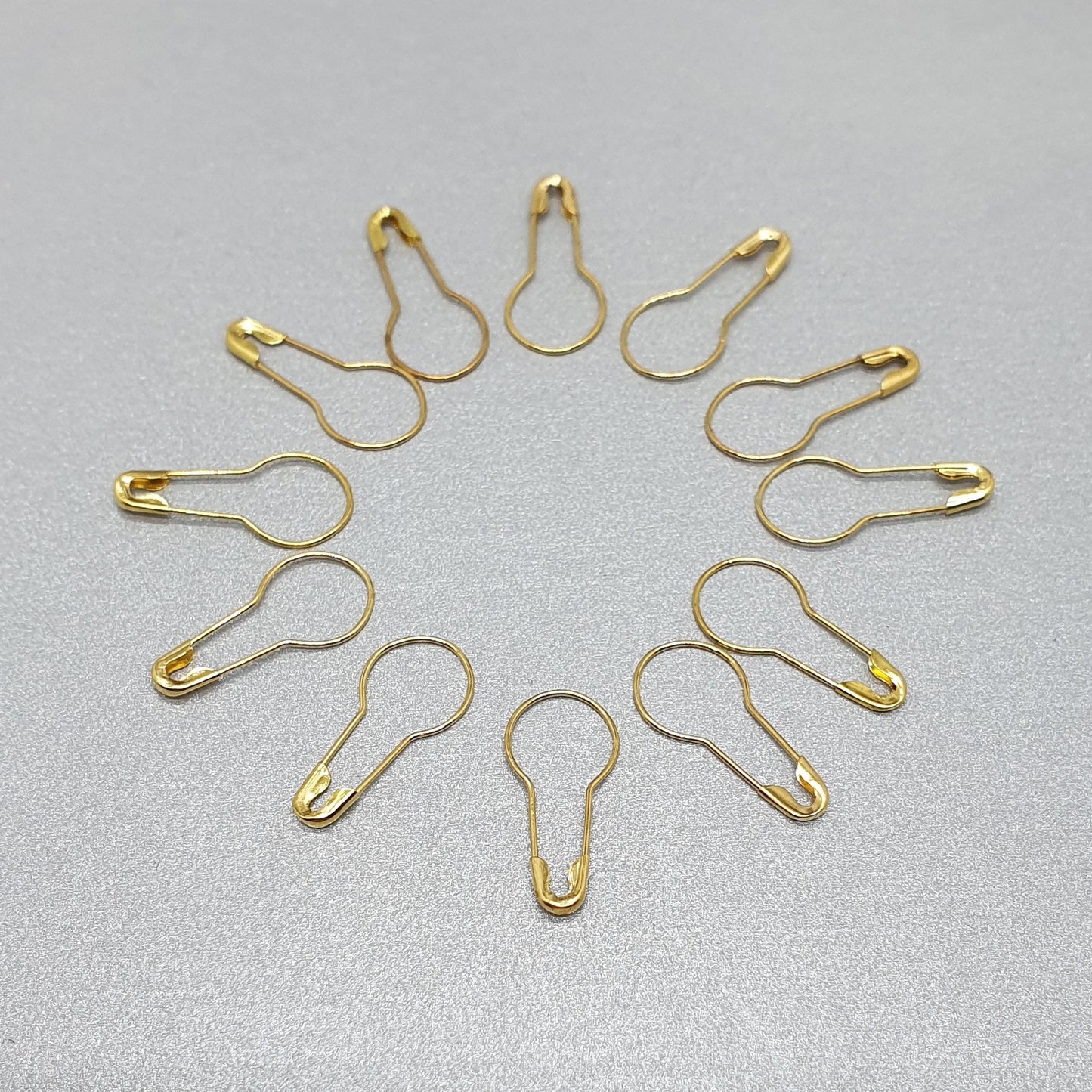 French Bulb Style Safety Pins Stitch & Row Markers ~ Assorted Colours