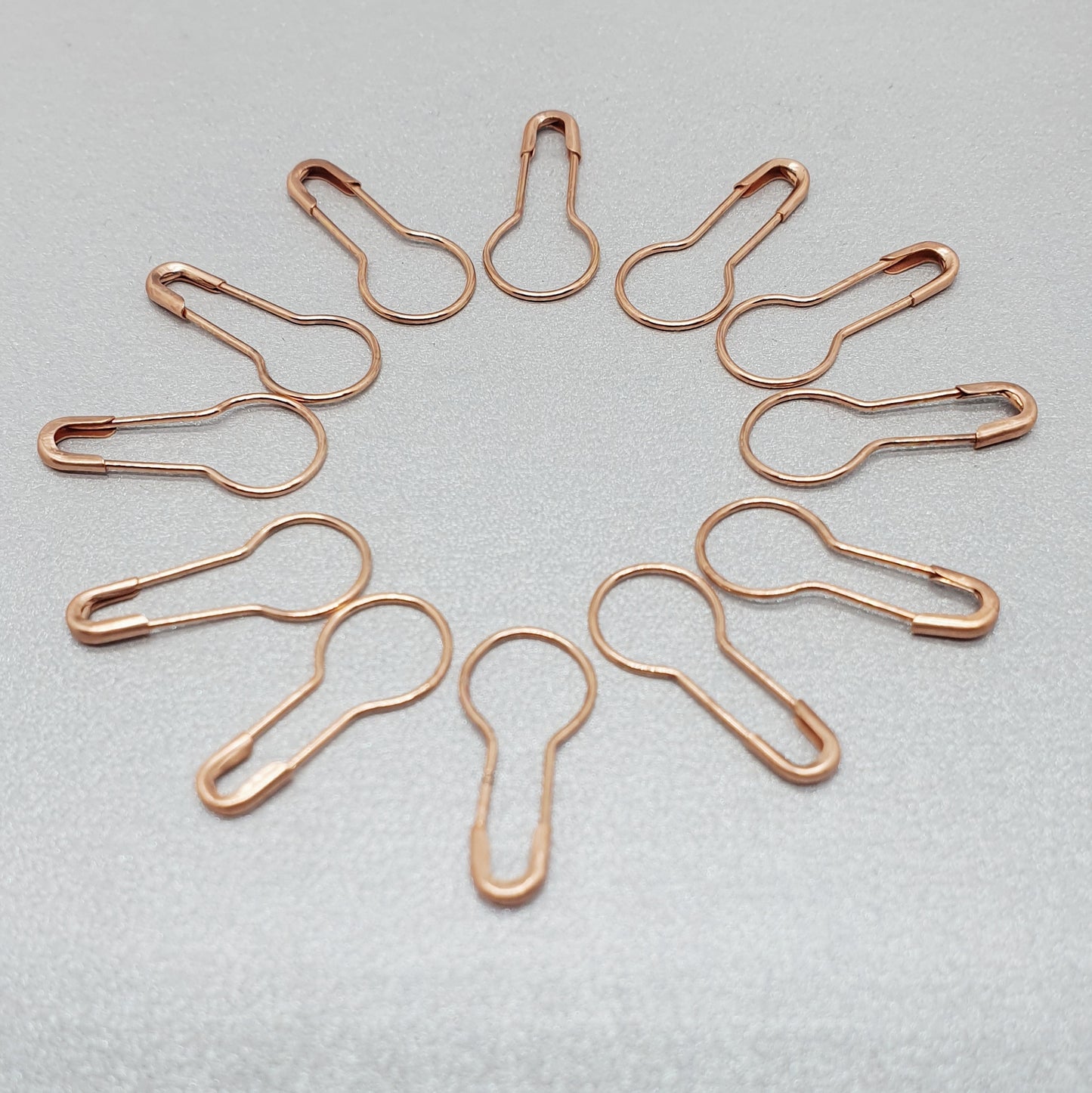 French Bulb Style Safety Pins Stitch & Row Markers ~ Assorted Colours