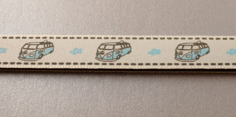 Blue Camper Vans Pattern Safe Magnetic Chart Reader for Knitting and Crafts