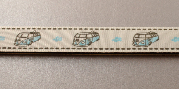 Blue Camper Vans Pattern Safe Magnetic Chart Reader for Knitting and Crafts