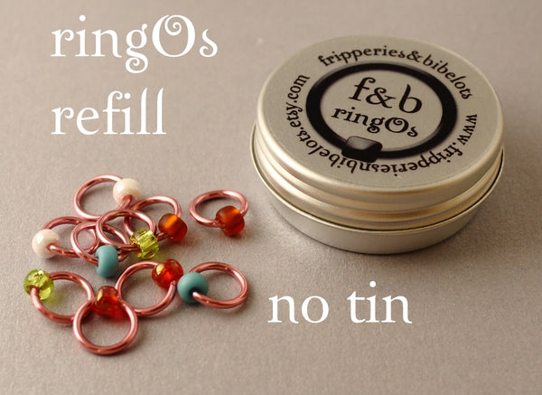 ringOs Cherry Blossom ~ Snag Free Ring Stitch Markers for Knitting