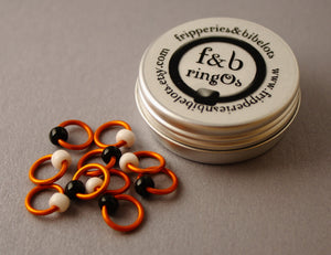 ringOs Clown Fish ~ Snag Free Ring Stitch Markers for Knitting