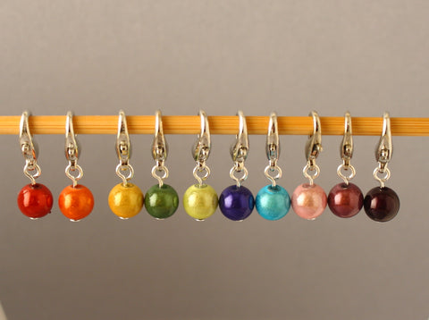 Colourful Bubbles Stitch Markers for Crochet