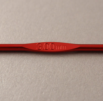 Anodised Aluminium Crochet Hook ~ 3mm/US C-2