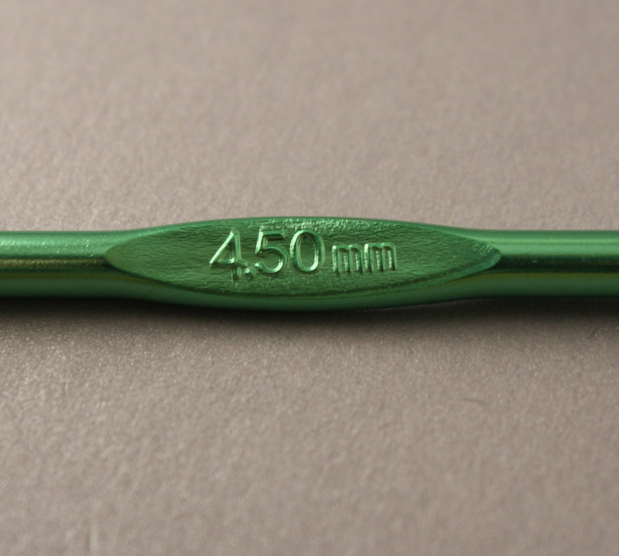 Anodised Aluminium Crochet Hook ~ 4.5mm/US 7