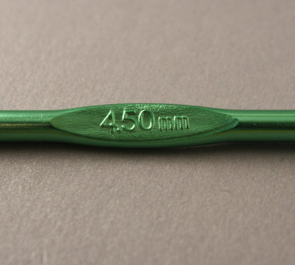 Anodised Aluminium Crochet Hook ~ 4.5mm/US 7