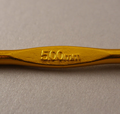 Anodised Aluminium Crochet Hook ~ 5mm/US H-8