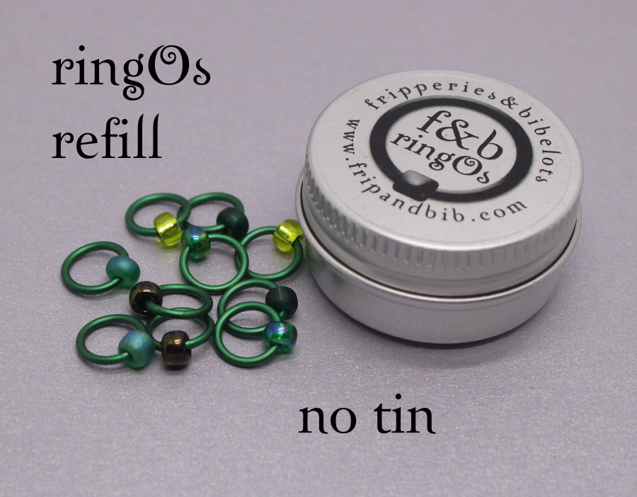 ringOs Evergreen ~ Snag Free Ring Stitch Markers for Knitting