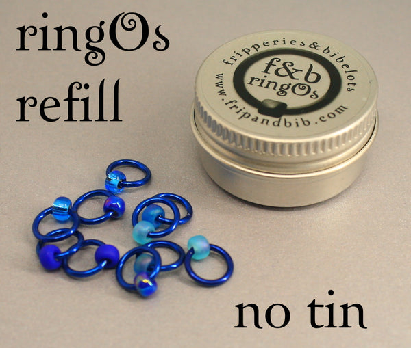 ringOs Favourite Jeans ~ Snag Free Ring Stitch Markers for Knitting
