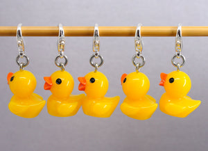 Five Little Ducks Stitch Markers for Crochet