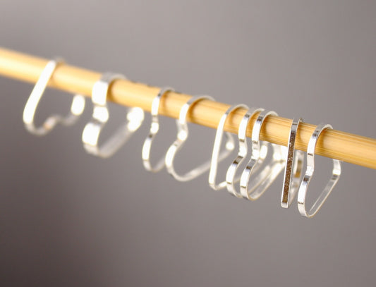 Simple Solid Snag-Free Heart Ring Stitch Markers for Knitting