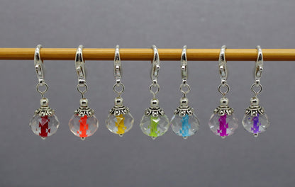 Inner Glow Stitch Markers for Knitting and Crochet