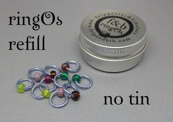 ringOs Lavender Garden ~ Snag Free Ring Stitch Markers for Knitting