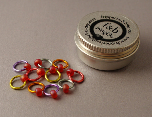 ringOs Love Hearts ~ Snag Free Ring Stitch Markers for Knitting